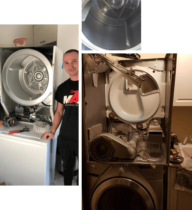 broken dryer repair