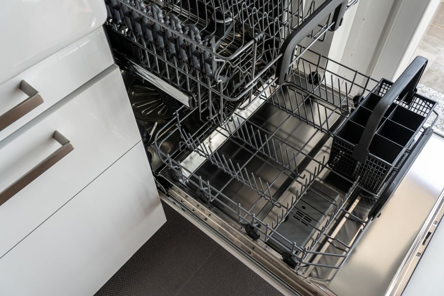 How do I fix a dishwasher that's not latching properly